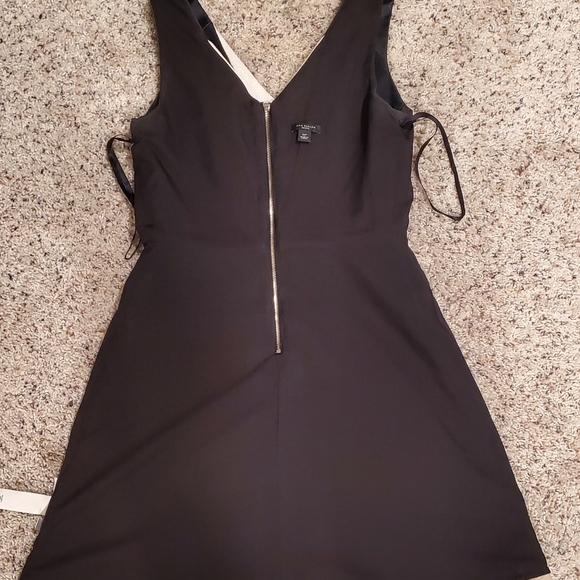Ann Taylor faux leather trim dress - Picture 9 of 9